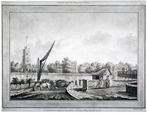 Putney Collection: View of Fulham from the White Lion Inn, Putney, London, 1783. Artist: Robert Laurie