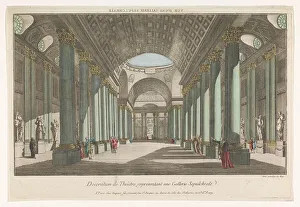 Sepulchral Prints: View of a gallery of sepulchral images, 1735-1805. Creator: Unknown