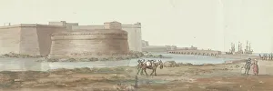 Ionian Sea Prints: View of Gallipoli, 1778. Creator: Louis Ducros
