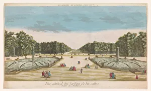 Garden Design Prints: View of the Garden of Versailles, 1759-c.1796. Creator: Unknown