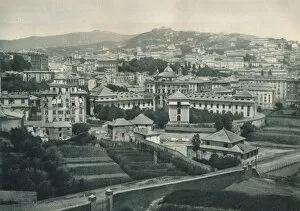 View of Genoa, Italy, 1927. Artist: Eugen Poppel