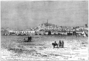 Armand Prints: View of Ghardaia, Algeria, c1890. Artist: Armand Kohl