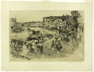 Duvenek Frank Prints: View of the Grand Canal, 1883. Creator: Frank Duveneck
