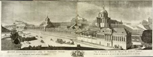 View of the Grand Oranienbaum Palace, 1761. Artist: Artemyev, Prokofy Artemyevich (1733/36-1811)