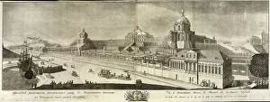 View of the Grand Oranienbaum Palace, 1761. Artist: Artemyev, Prokofy Artemyevich (1733/36-1811) View of the Grand Oranienbaum Palace, 1761. Artist: Artemyev, Prokofy Artemyevich (1733/36-1811)