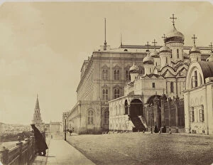 Kremlin Gallery: [View of Part of the Grand Palais and the Cathedral of the Annunciation at the Kremlin]