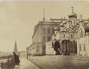 [View of Part of the Grand Palais and the Cathedral of the Annunciation at the Kremlin]