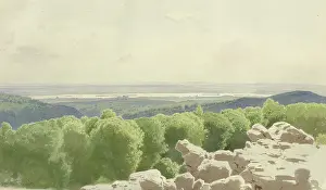 Rocky Prints: View from the Grauer Stein across the Rheingau region