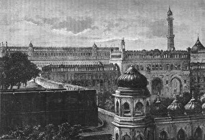 Muslims Gallery: View of the Great Imambara, Lucknow, c1891. Creator: James Grant
