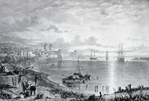 Greenwich Prints: View of Greenwich Hospital, Greenwich, London, 1822. Artist: James Duffield Harding
