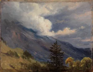 Nasjonalmuseet Prints: View from Grindelwald in Switzerland, 1835. Creator: Thomas Fearnley