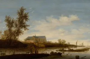 Ruisdael Prints: View of the Grote of Sint-Laurenskerk in Alkmaar, 1644