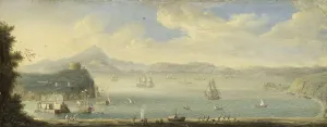 Copper Metal Prints: View of the Gulf of Naples, 1675-1750. Creator: Caspar van Wittel (circle of)