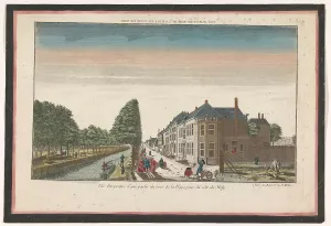 Daumont Jean Francois Prints: View of Haagse Bos in The Hague seen from the south side, 1745-1775. Creator: Anon
