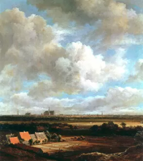 Jacob Van Collection: View of Haarlem, 1670. Artist: Jacob van Ruisdael