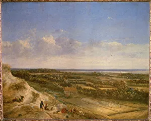 Haarlem Prints: View of Haarlem from the dunes