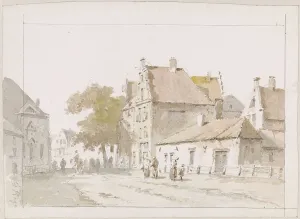Adrianus Eversen Prints: View of The Hague, 1828-1897. Creator: Adrianus Eversen