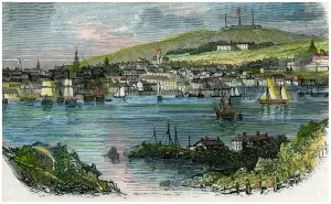 Nova Scotia Prints: View of Halifax, Nova Scotia, c1870