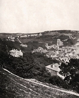 Images Dated 24th March 2007: View of Hastings from East Hill, Sussex, c1900
