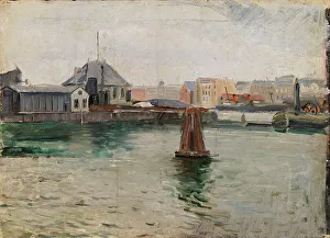 Copenhagen Kobenhavn Denmark Prints: View from Havnegade, 1890-1906. Creator: Albert Gottschalk
