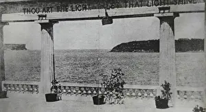 Headland Prints: View to the Heads from the Amphitheatre, Balmoral Beach, Mosman, c1920s. Creator: Unknown