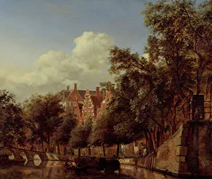 Heyden Jan Van Der Prints: View of the Herengracht, Amsterdam