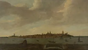 Maas Prints: View of Heusden, 1625-1674. Creator: Monogrammist FK
