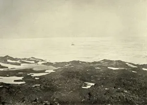 Pack Ice Prints: View from High Hill... The Ship in Loose Pack, c1908, (1909)