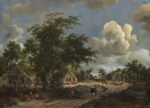 Meindert Hobbema Prints: A View on a High Road, 1665. Creator: Meindert Hobbema