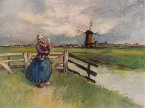 Raithby Lawrence Prints: View in Holland, 1907. Artist: Flame Engraving Co