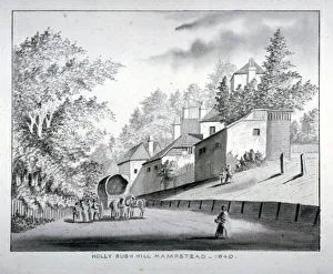 View of Holly Bush Hill, Hampstead, London, 1840