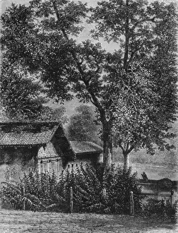 Holy Man Prints: View of the House of Fakirs, Baroda, c1891. Creator: James Grant