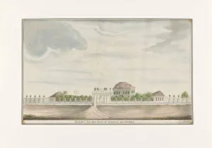Java Indonesia Prints: View of the House at Simpang van Vooren, 1809. Creator: C. Coolen