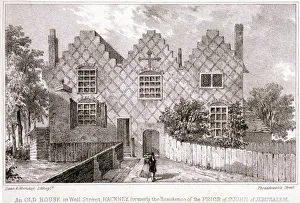View of a house in Wells Street, Hackney, London, c1830