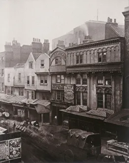 Henry Dixon Prints: View of houses and shops in Aldersgate Street, 1879. Artist: Henry Dixon
