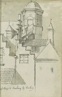 Johannes Huibert Prins Prints: View of Huis Vreeburg near Voorburg, c.1783-c.1797. Creator: Johannes Huibert Prins
