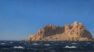 View of Île Maïre, 1854. Creator: Larsen, Emanuel (1823-1859)