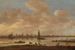 Imaginary Prints: View of an Imaginary Town across a River