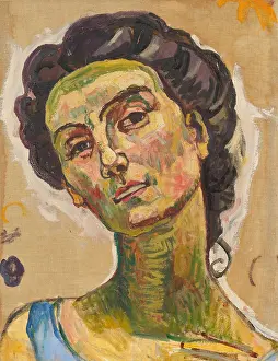 View into Infinity, Head Study, c1914. Creator: Hodler, Ferdinand (1853-1918)