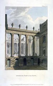 View of inner courts at the Bank of England, City of London, 1811