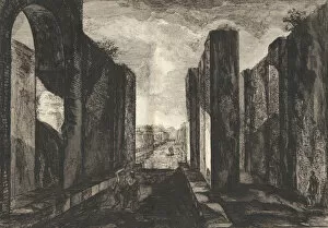 View of the interior of the city of Pompeii, from Antiquités de Pompeïa