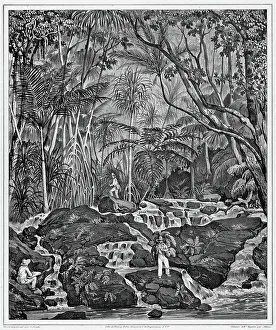 View of the Interior of Peel Island, Bonin Islands, 19th century. Creators: Alexander Postels, Victor Adam, Godefroy Engelmann