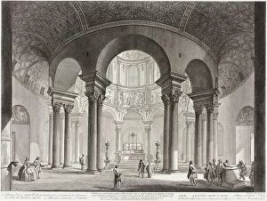 Classical Collection: View of the interior of the Tomb of Saint Costanza, built by Constantine the Great... c1760-1778