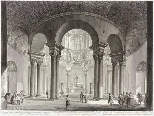 View of the interior of the Tomb of Saint Costanza, built by Constantine the Great... c1760-1778. Creator: Giovanni Battista Piranesi