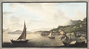 Fabris Prints: View of a part of the Island of Ischia called Lacco, 1776