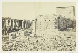Phila Temple Prints: View on the Island of Philae, 1857. Creator: Francis Frith
