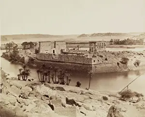Phila Temple Prints: View of the Island of Philae from the South West