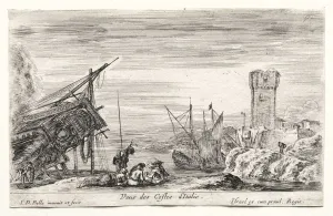 View of the Italian Coast. Creator: Stefano Della Bella (Italian, 1610-1664)