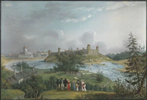 View of the Ivangorod Fortress. Artist: Hau, Johannes (1771-1838)