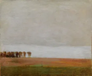 Hammershoi Wilhelm Prints: View of Jægersborg Allé. Gentofte